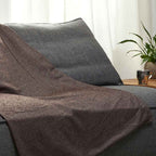 Ριχτάρι Αιγαίον Chenille 180X180 Chocolate & Dore